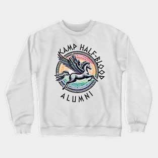 camp half blood - percy jackson - rainbow color Crewneck Sweatshirt